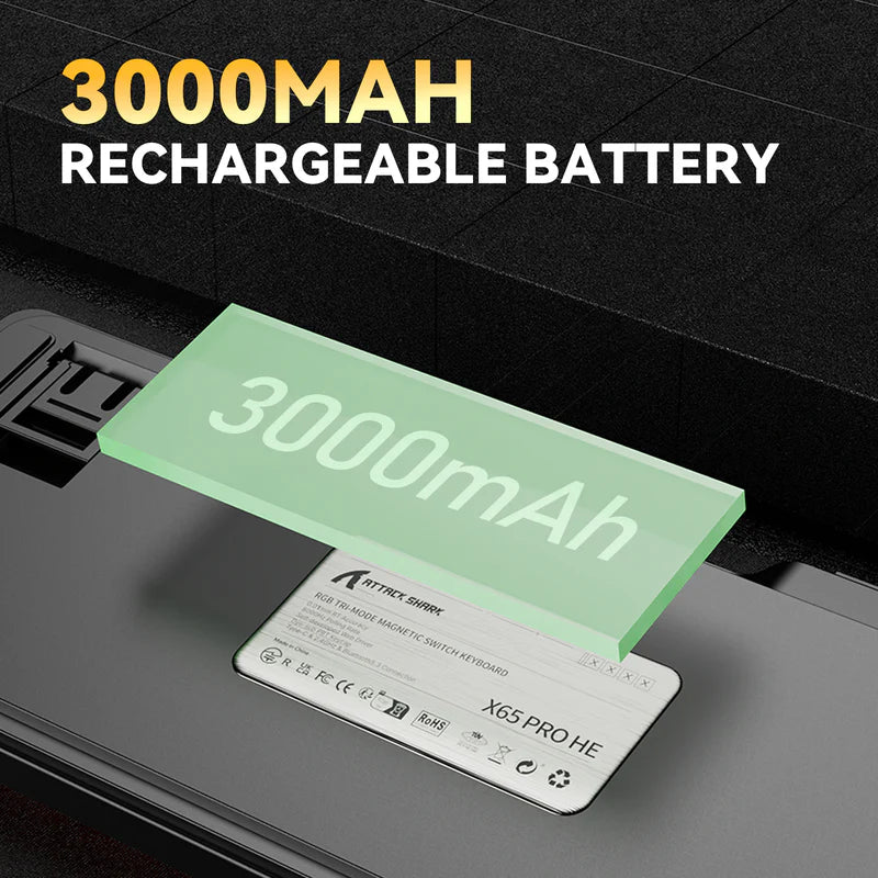 Attack Shark X65 PRO HE Wireless Magnetic Keyboard