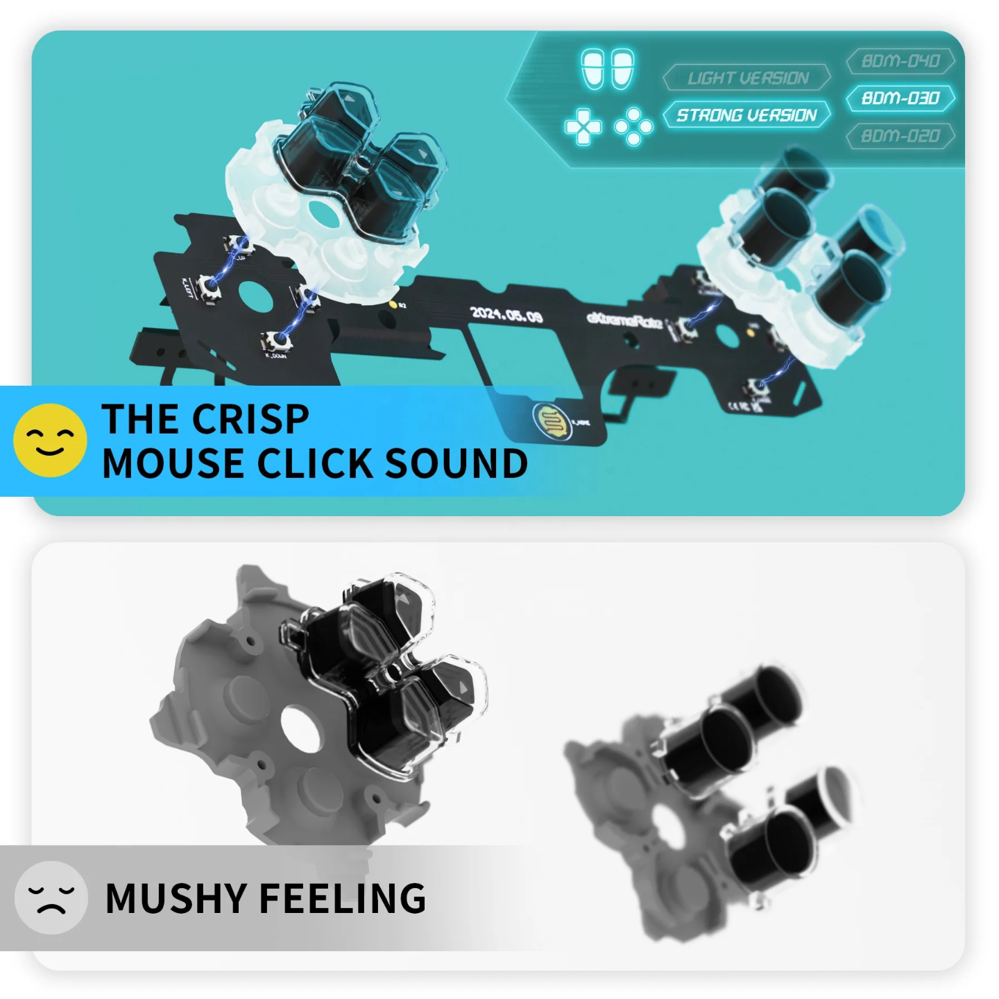 eXtremeRate PS5 Mouse Click Buttons (Full Set)