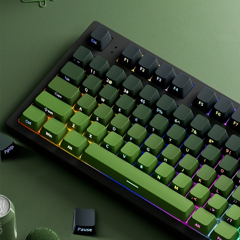 Gradient Green Keycap Set