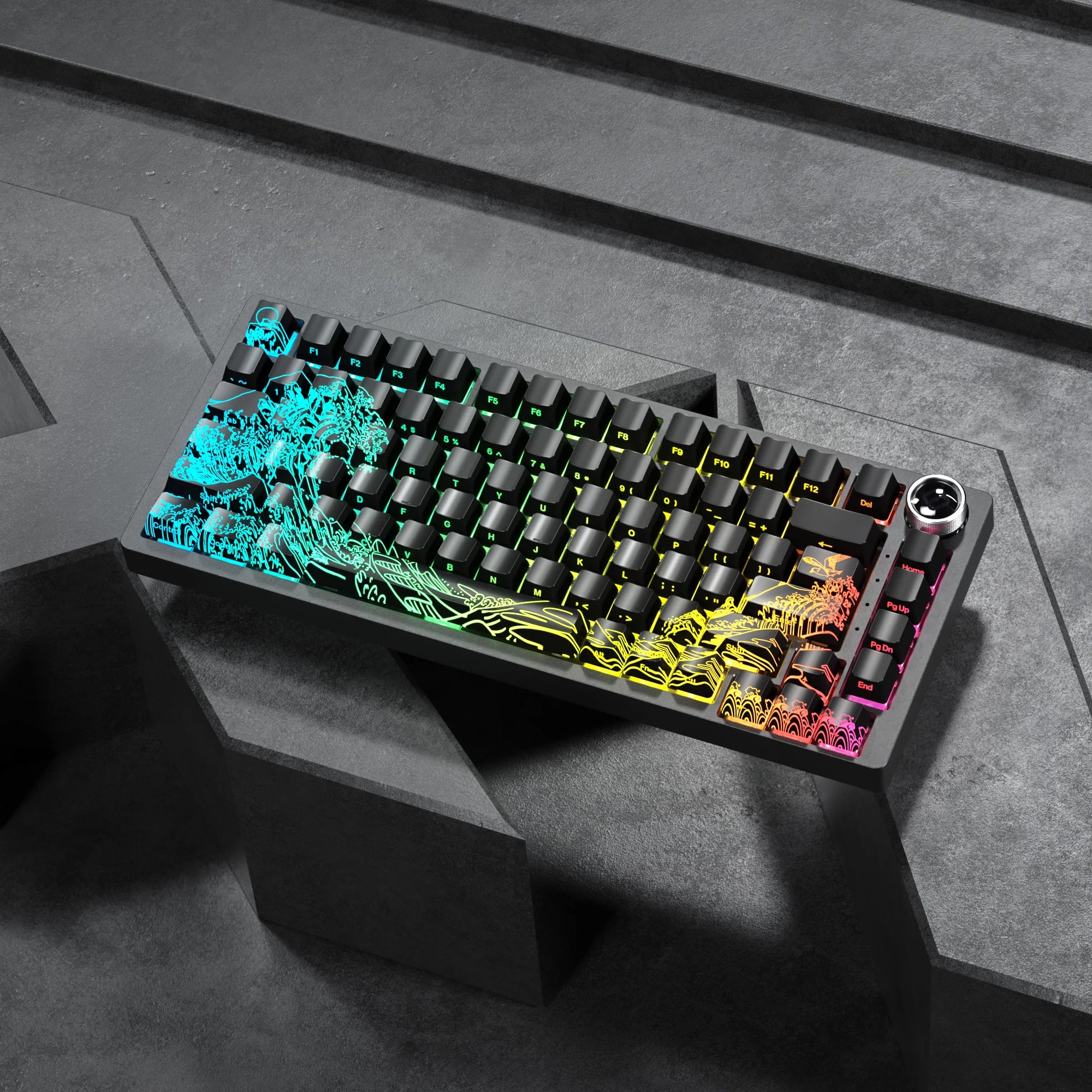 Wave of Kanagawa Keycap Set