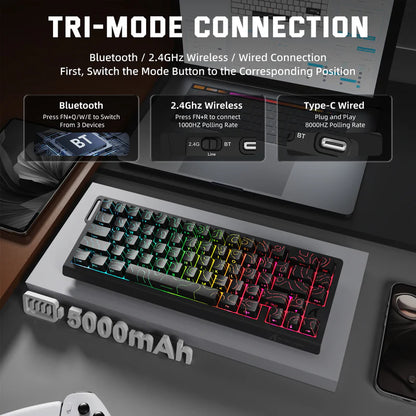Attack Shark X68 PRO HE Wireless Magnetic Keyboard