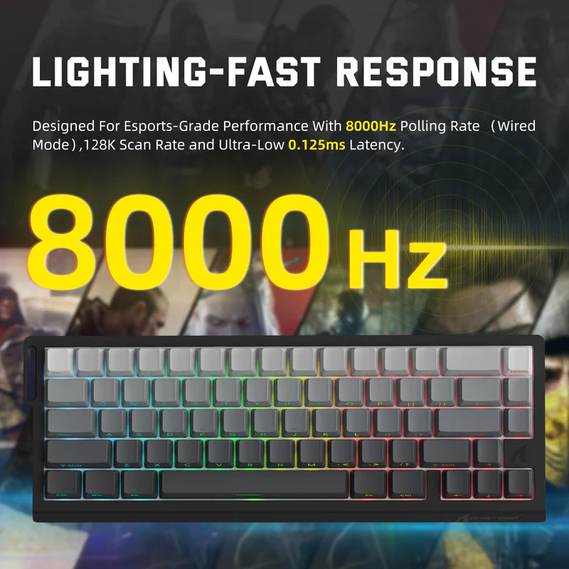 Attack Shark X68 PRO HE Wireless Magnetic Keyboard