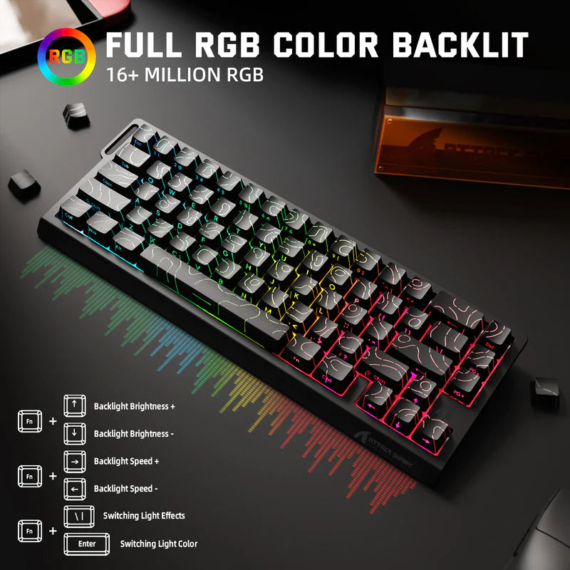 Attack Shark X68 PRO HE Wireless Magnetic Keyboard