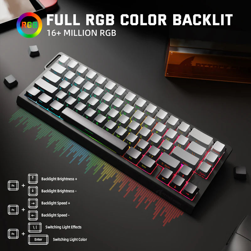 Attack Shark X68 PRO HE Wireless Magnetic Keyboard