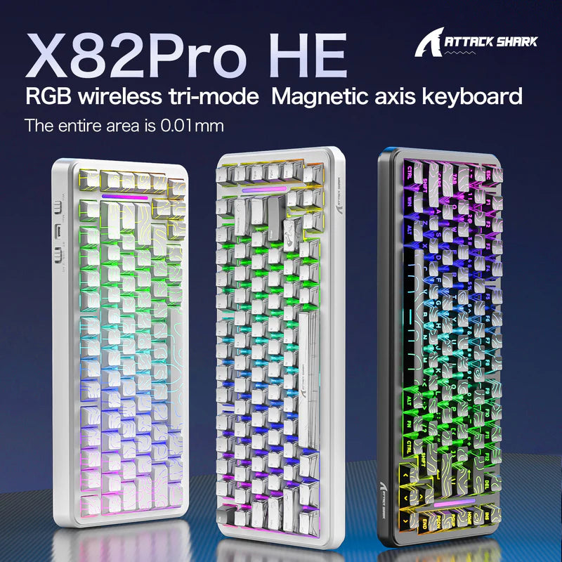 Attack Shark X82 PRO HE Wireless Magnetic Keyboard