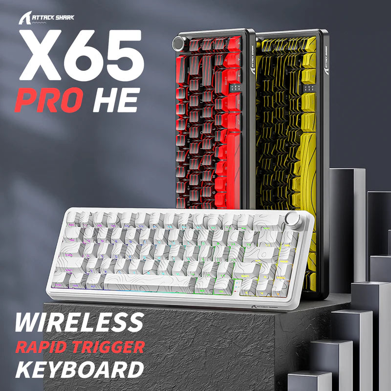 Attack Shark X65 PRO HE Wireless Magnetic Keyboard