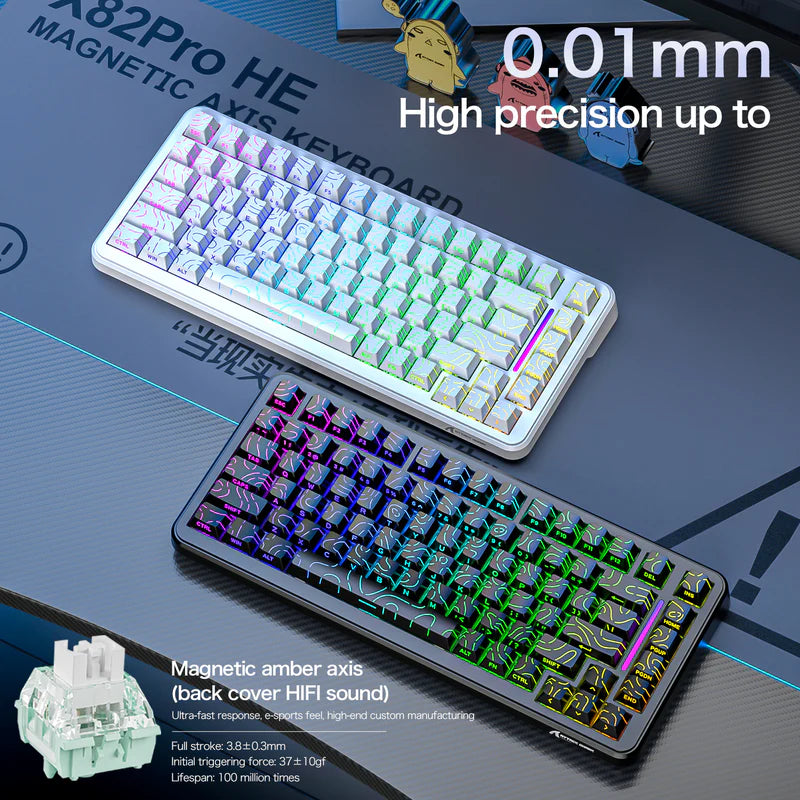 Attack Shark X82 PRO HE Wireless Magnetic Keyboard