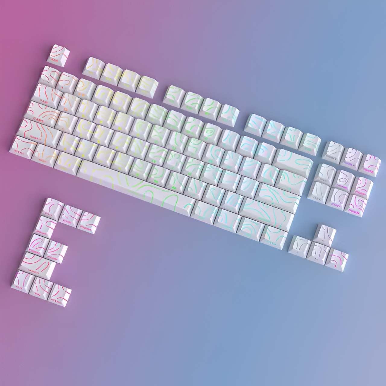Topographic 4.0 Keycap Set