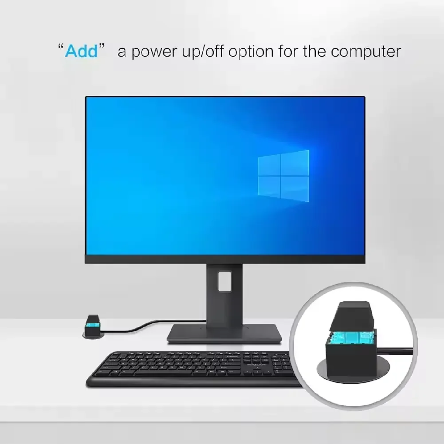 PC RGB Power Extension Button