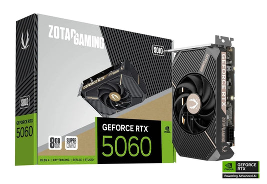 ZOTAC GeForce RTX 5060 SOLO 8GB GDDR7